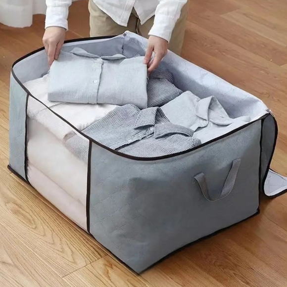 NWT Storage Bag, gray, horizontal, compact, & lightweight. Never opened or used. - Picture 5 of 6